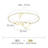 Sofia Milani - Women's Bracelet 925 Silver - Infinity Heart,