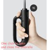 WULUN Automatic folding umbrella, reverse folding umbrella, reinforced 10 ribs,