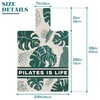 Pilates Reformer Mat, Foldable Pilates Reformer Cover with 2 Options,