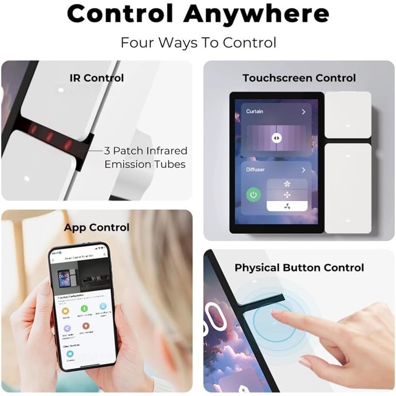 Snblzhef Tuya Smart Touch Screen 3.5 Inch WiFi Panel Scene