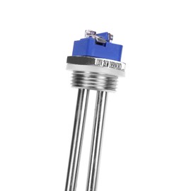 DERNORD 120V 2000W Immersion Water Heater Submersible Heating Element Heater Element with 1 Inch NPSM Fitting (Pack of 2)