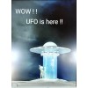 Wantai UFO Alien Model Table Lamp Area 51 Roswell Spacecraft