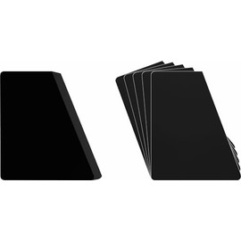 Square Deal Recordings & Supplies (30) 7" Record Divider Cards - SLOPED - Black, Standard 20mil - 7" x 8 1/2" - #07NS85BK20DI