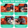 Adefol 89750516133 Clutch Removal Tool for Echo CS-370 CS-400 CS-440