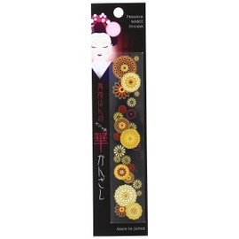 東洋ケース 華かんざし 蒔絵シール 菊 サイズ：約W2.5 H12.4 MAIKO-10