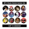 80's Music Buttons Pins