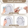 Universal Toilet Seat Bumpers, Suitable for Bidet Kits, 4 Pack