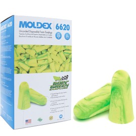 MOLDEX 6620 Goin Green, 200 Pairs Earplugs, Sound Insulation, Sleep, Snoring, Sleep Goods