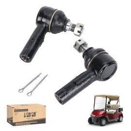 10L0L Golf Cart EZGO RXV Tie Rod End with Locknut Fits 2008-up Golf Cart OEM 604614 (2PCS)