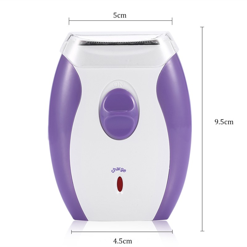 KEMEI Women Rechargeable Hair Removal Lady Electric Body Epilator Leg