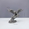 Hosoncovy Small Eagle Figurine Ornament Resin Eagle Sculpture Eagle Statue
