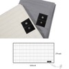 Jffszsd Organic Grounding Sheet 5% Silver for Bed Sleeping Therapy
