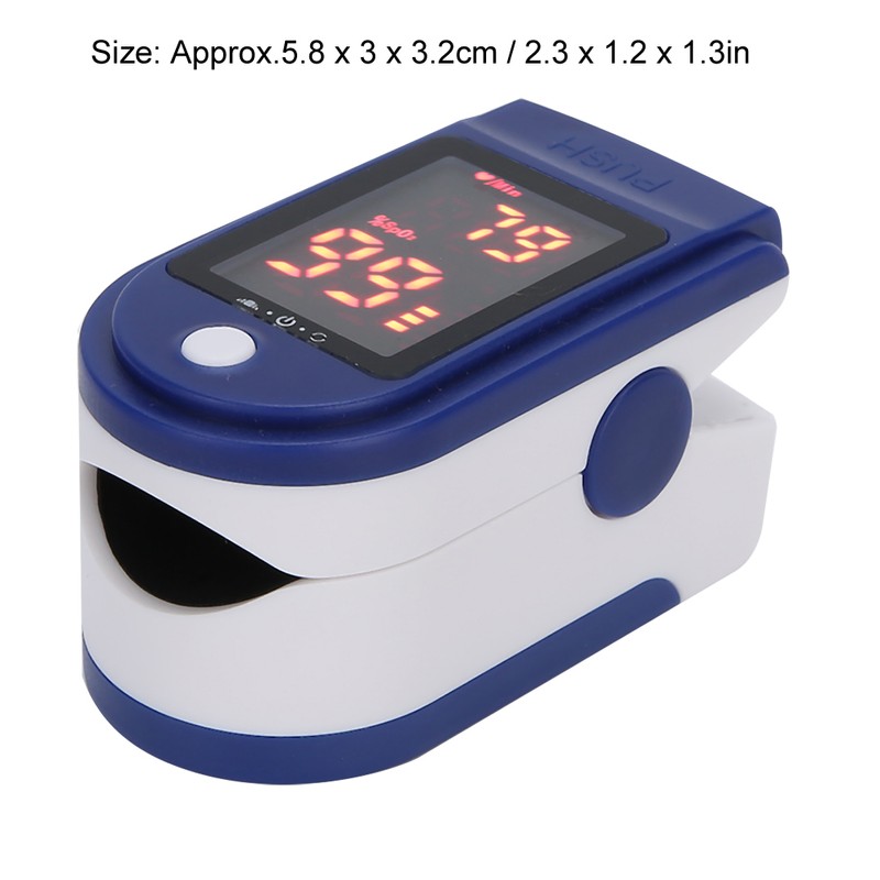 Fingertip Pulse Oximeter Monitor SPO2 Pulse Oxygen Saturation Meter for