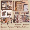 Journal Scrapbook Papel Stickers Y Agenda Vintage Calcomanía
