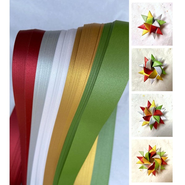 Paper Strips for German, Froebel, Moravian Stars & Weaving ~5/8"