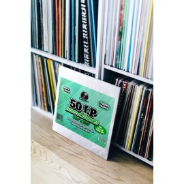 Collector Essentials 50 Anti-Static Inner Sleeves for 12" LP Vinyl Record Albums [Square] Made in USA