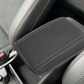 SHAOHAO for 2024 2025 Hyundai Kona Armrest Cover Compatible with 2024 2025 Hyundai Kona Accessories SE, SEL, N Line, Limited Center Console Cover 2024 2025 Kona SX2 Arm Rest Cover Soft Pad Protector