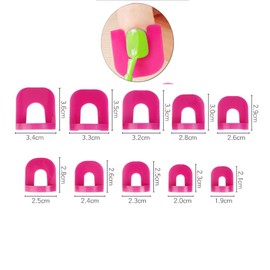 52 PCS Nail Polish Anti Overflow Clip Manicure Shield Protector