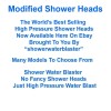 SUPER ULTRA HIGH PRESSURE SHOWER HEAD Incredible Pressure Over 14gpm