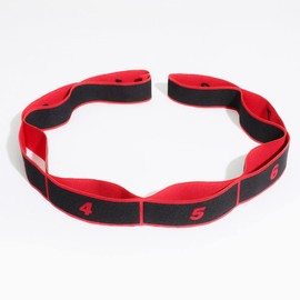 xingmo Stretch Strap Stretch Band With Multi Loops Yoga Exercise Trainer Bands latin Band (Red)