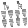 Tofficu 5sets 10pcs Vinyl Siding Hooks Durable Splashproof Clips for