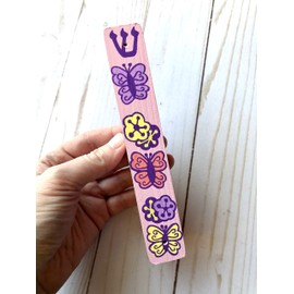 Butterfly Mezuzah, Children's Judaica, Scroll Case for Girl's Room, Baby Naming Gift (Mezuzah Case Only)