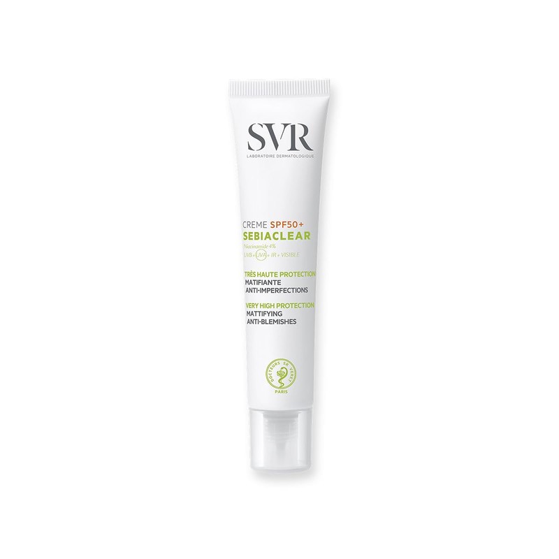 SVR Sebiaclear Creme SPF Crema con Protección Solar FPS 50+