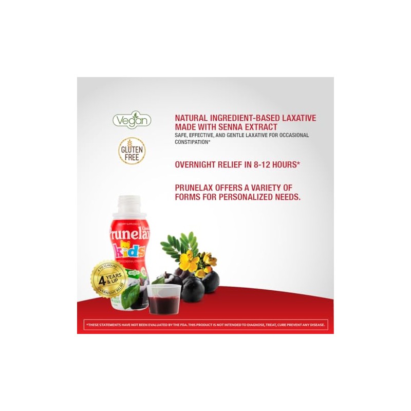 Prunelax Prunelax Ciruelax Natural Laxative Regular Liquid for Kids, 4.05
