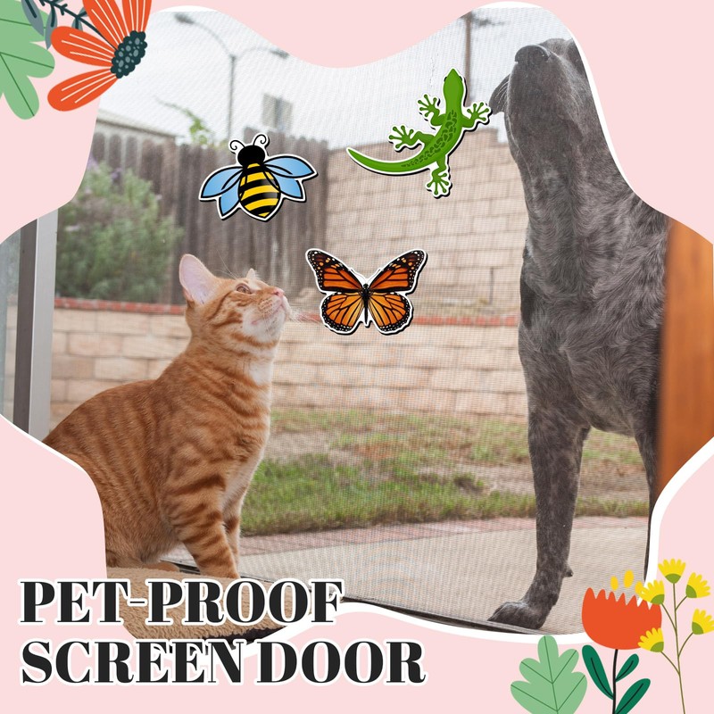 Photect 6 Pcs Screen Door Magnets Double Sided Magnetic Screen