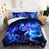 XYNHML Galaxy Butterfly Comforter Set Twin Size for Girls Kids