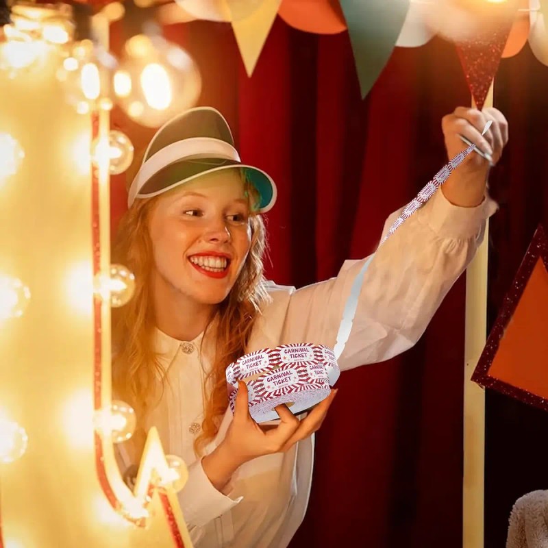 500 Pzas Tickets En Rollo Foliado Boletos Entradas Fiesta