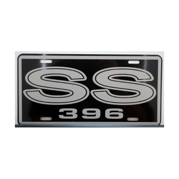 Motown Automotive Design SS 396 Super Sport Metal License Plate FITS Camaro NOVA Chevelle EL Camino Impala Chevy TAG 6 X 12 HOT Rod Muscle CAR Classic Museum Collection Novelty Gift Sign