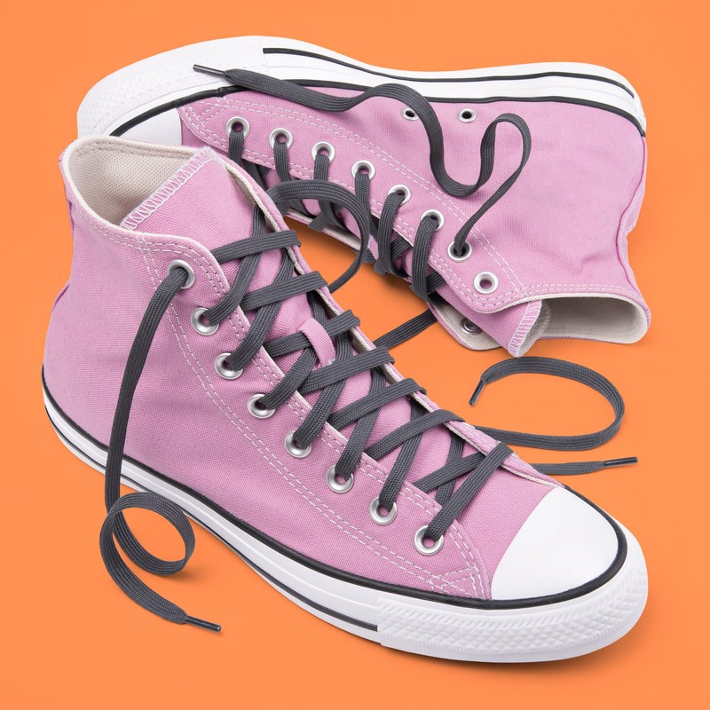 Miscly Flat Shoe Laces for Sneakers, Multiple Lengths and Colors