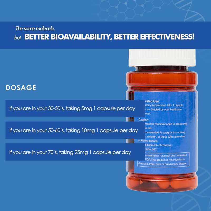CAW Hypersorption Cycloastragenol 98% 5mg 30 Capsules | Anti-Aging Telomerase