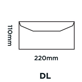 Blake Purely Everyday DL 110 x 220 mm 80 gsm Gummed Mailer Envelopes (13780/50 PR) Manilla - Pack of 250