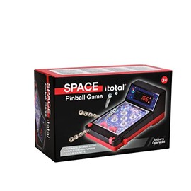 I-TOTAL® - Pin Art, Pinball Space Galaxy. Game pinball space and machines. Game for kids and adults retro vintage display, 25 x 16 x 11 cm