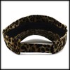 White Fang CA963 Visor, Sun Visor, Hat, Leopard Pattern, Animal,