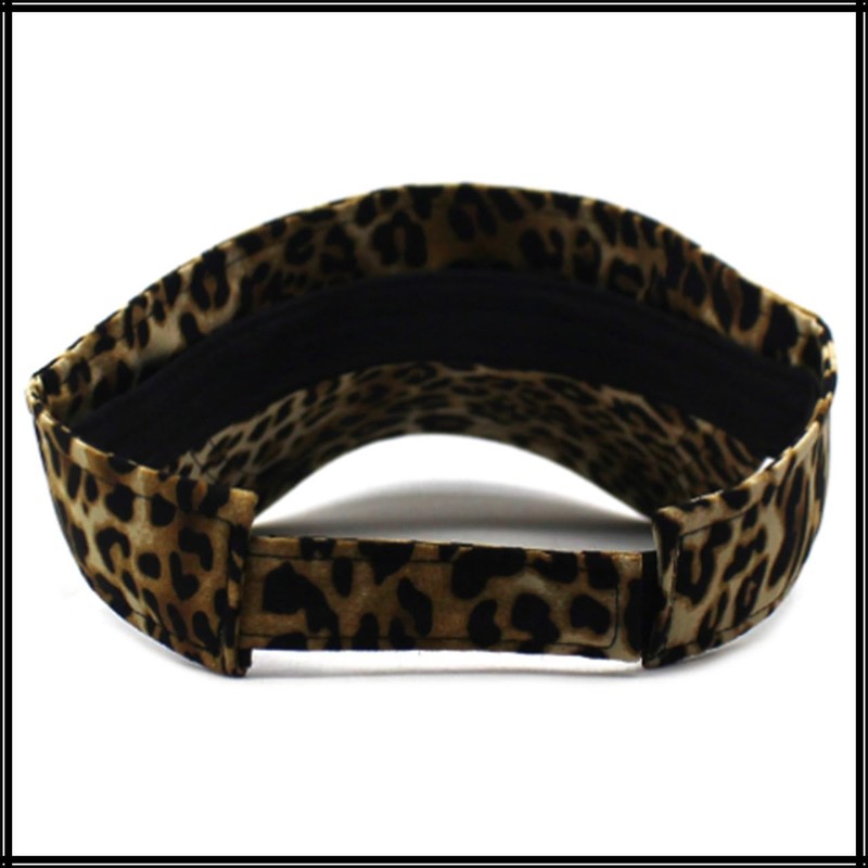 White Fang CA963 Visor, Sun Visor, Hat, Leopard Pattern, Animal,