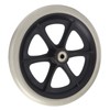 Wheelchair Wheel 8in PU Walker Caster Replacement Skidproof with Ball