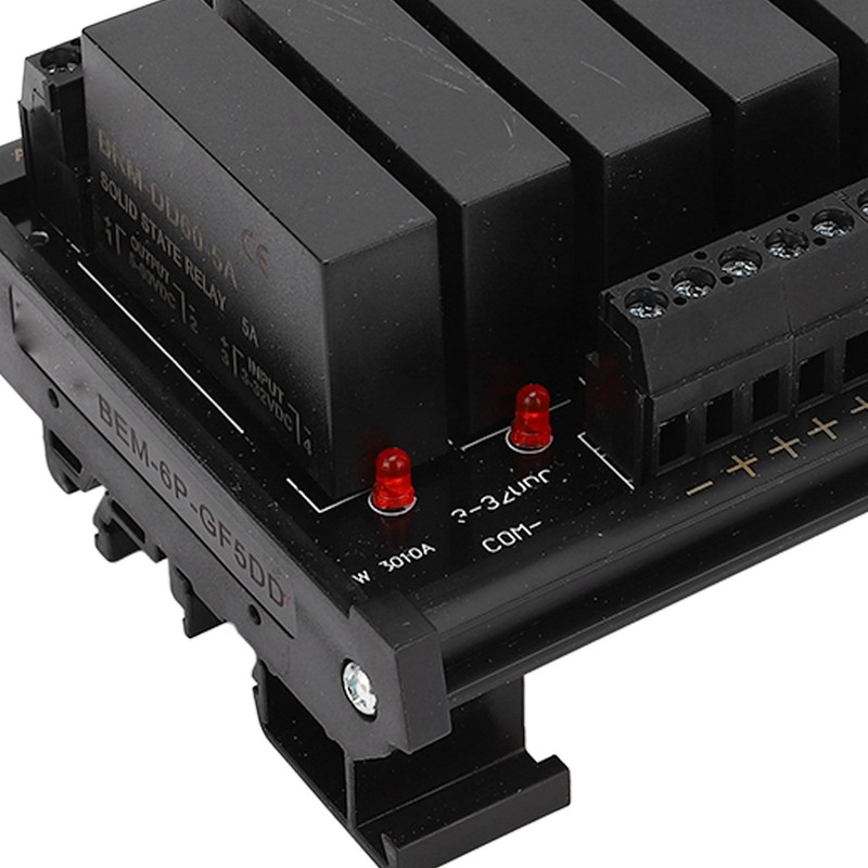 6 Channel Solid State Relay Module with Signal Indicator Input
