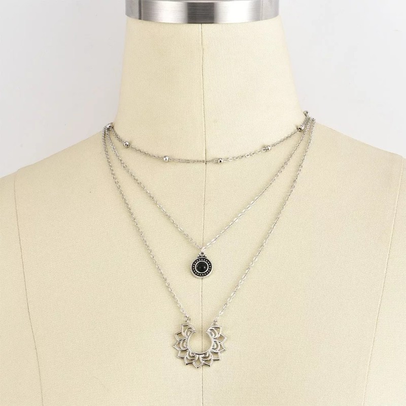Patry Collar 3 En 1 Mandala Joyería Dama Mujer Regalo
