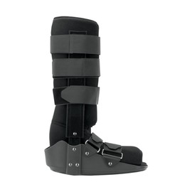 Brace Direct Fixed Ankle Walker Tall Boot L4387OTS or L4386CF - Comfortable Support for Foot and Ankle Injuries, Adjustable Size Breg
