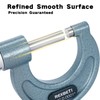 REXBETI 3Pcs Outside Micrometer Set, 0-3" Machinist Micrometer, Ultra-Precision Carbide