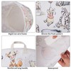 Bear Storage Basket,Nursery Large Hamper Canvas Laundry Basket Foldable With