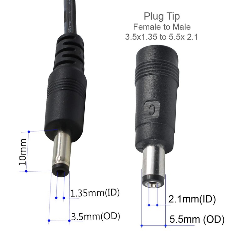 Security-01 AC to DC 5V 2A Power Supply, Plug 3.5