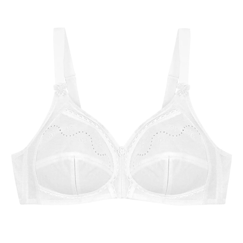 Triumph Doreen Cotton Non Wired Full Cup Women's Bra White
