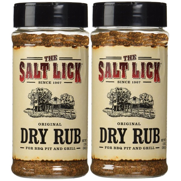 Salt Lick Original Dry Rub (2 Pack) 12 ounces each