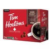 Tim Hortons Dark Roast Coffee, Single-Serve K-Cup Pods Compatible with