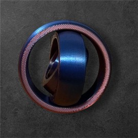 4 Ring fidget spinner:_Neon city