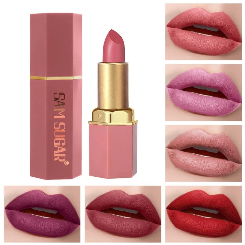 Set De Pintalabios Matte & Shimmer - Labios De Terciopelo
